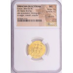 Amazing NGC MS (Mint State) Ancient Thracian or Scythian Coson Koson Gold Coin circa 44-42 B.C.